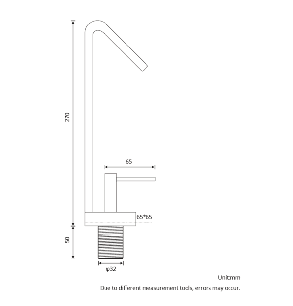 Elegant Matte Black Twisted Design Deck Mounted Basin Tap with Single Handle - Image 7
