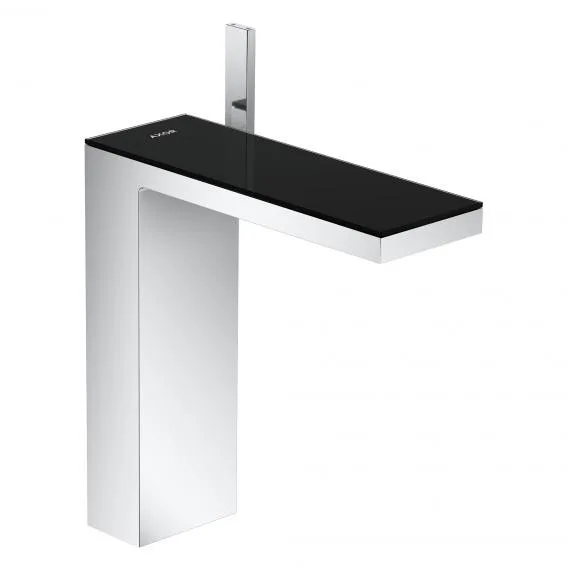 AXOR MyEdition sink faucet 230 with pop-up waste set chrome/black 47020600 - Image 2