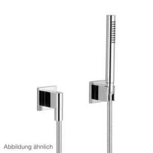 Dornbracht complete hand shower set with individual escutcheons 27808980-33 matt black