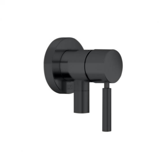 Dornbracht concealed single lever mixer with escutcheon and integrated shower connection matt black 36045660-33