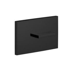 Dornbracht Design cover plate for concealed toilet cistern matt black 12660979-33