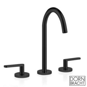 Dornbracht Meta three hole basin mixer matt black 20713661-33