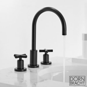 Dornbracht Tara. three hole sink faucet 20710892-33 matt black