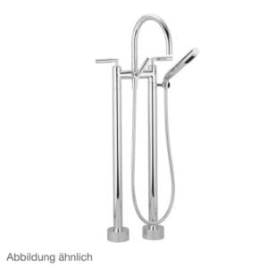 Dornbracht Tara. two hole bath mixer with stand pipes 25943882-33 matt black