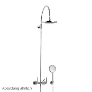 Dornbracht Tara. wall-mounted shower mixer with fixed shower 26621882-33 matt black