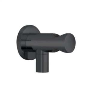Dornbracht wall-elbow with integrated shower bracket matt black 28490660-33