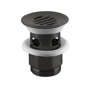 DOVB perforated waste valve 1 1/4" for basins with overflow 10105970-33 matt black