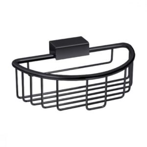 DOVB wall-mounted shower basket 83290970-33 matt black