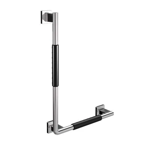 Emco System2 grab rail angled 90 °C 357021207 chrome/black - Image 2