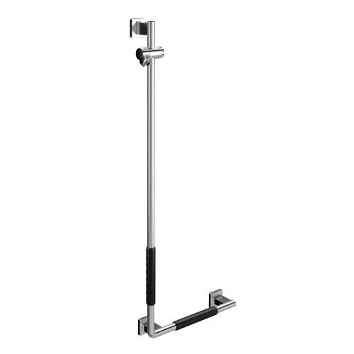 Emco System2 shower grab rail 357021209 chrome/black - Image 3