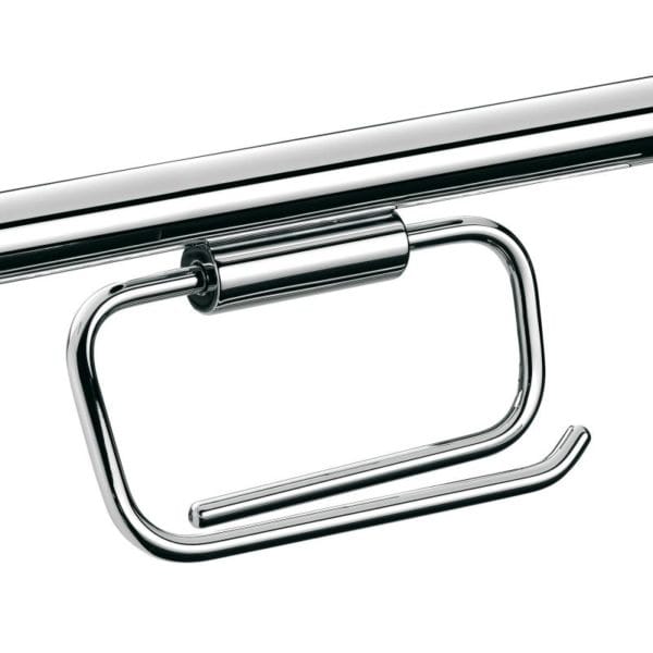 Emco System2 toilet roll holder for support bars 350000103 chrome/black - Image 3