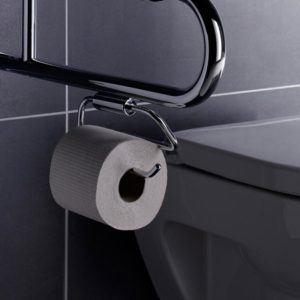 Emco System2 toilet roll holder for support bars 350000103 chrome/black