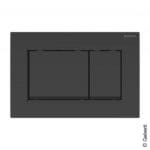 Geberit Sigma30 flush plate for dual flush system black/matt black 115883DW1