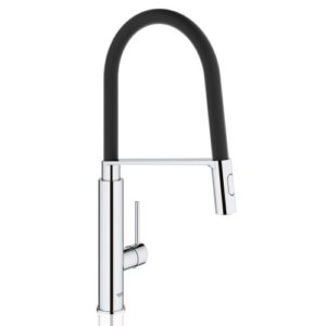 Grohe Concetto Profi single lever kitchen faucet/matt 31491000 chrome/matt black