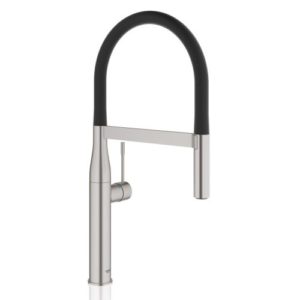 Grohe Essence Profi single lever kitchen faucet supersteel/matt 30294DC0 supersteel/matt black