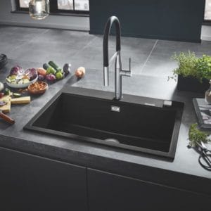 Grohe K700 built-in sink granite black 31652AP0