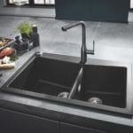 Grohe K700 built-in sink granite black 31657AP0