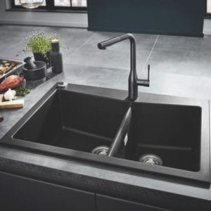 Grohe K700 built-in sink granite black 31657AP0