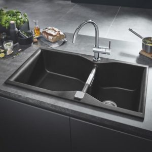 Grohe K700 built-in sink granite black 31658AP0