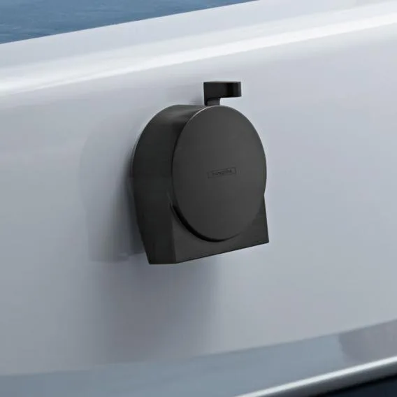 Hansgrohe Exafill S trim set for standard and special baths matt black 58117670 - Image 2