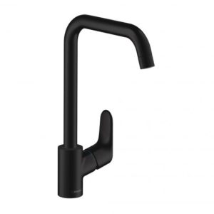 Hansgrohe Focus M41 single lever kitchen faucet matt black 31820670