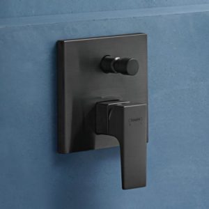 Hansgrohe Metropol concealed single lever bath mixer with safety combination