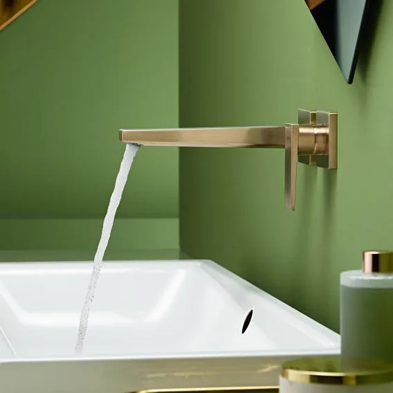 with lever handle matt black