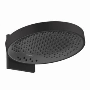 Hansgrohe Rainfinity 3jet overhead shower with shower arm matt black 26234670