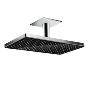Hansgrohe Rainmaker Select 460 1jet overhead shower with ceiling connection 24002600 black/chrome