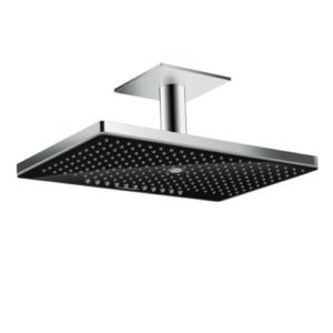 Hansgrohe Rainmaker Select 460 3jet overhead shower with ceiling connection 24006600 black/chrome
