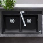 Hansgrohe S51 built-in sink 370/370 graphite black 43316170