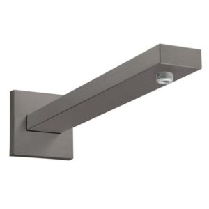 Hansgrohe Square shower arm brushed black chrome 27694340
