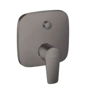 Hansgrohe Talis E concealed single lever bath mixer brushed black chrome 71745340