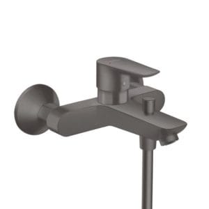 Hansgrohe Talis E exposed single lever bath mixer brushed black chrome 71740340