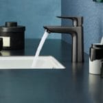 Hansgrohe Talis E single lever bathroom faucet 110 brushed black chrome