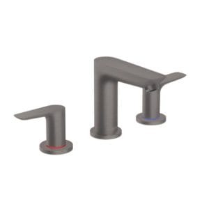 Hansgrohe Talis E three hole bathroom faucet 150 brushed black chrome