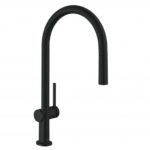 Hansgrohe Talis M54 single lever kitchen faucet with pull-out spout matt black 72802670