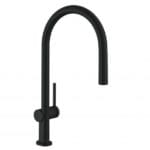 Hansgrohe Talis M54 single lever kitchen faucet with pull-out spout matt black 72802670