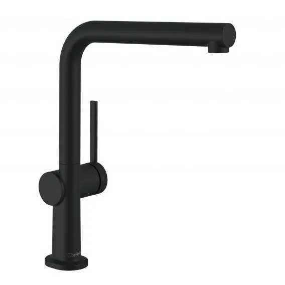 Hansgrohe Talis M54 single lever kitchen faucet with swivel spout matt black 72840670