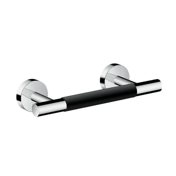 Hansgrohe Unica Comfort footrest 26329000 black/chrome - Image 2